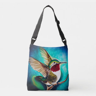 Hummingbird aRT Crossbody Bag