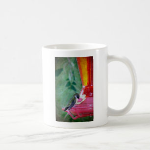 Hummingbird at Feeder Coffee Mug