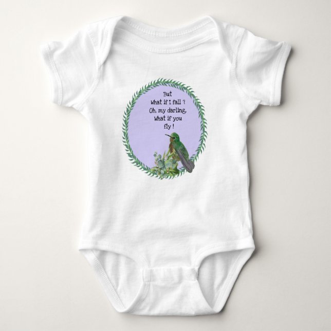 Hummingbird Baby  Baby Bodysuit (Front)