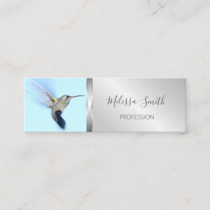 Hummingbird Bird Cute Animal Mini Business Card