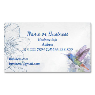 Hummingbird, Bird, Nature, Wildlife, Business Card