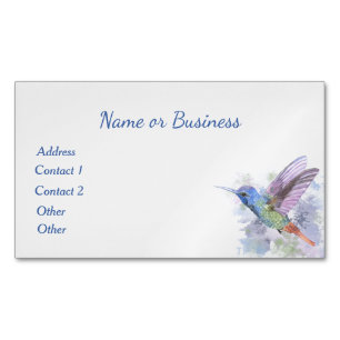 Hummingbird, Bird, Nature, Wildlife, Business Card