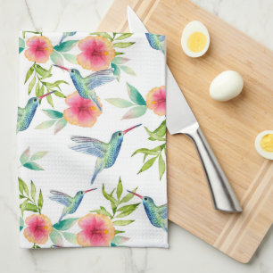 Hummingbird Birthday Party Shower Tea Towel