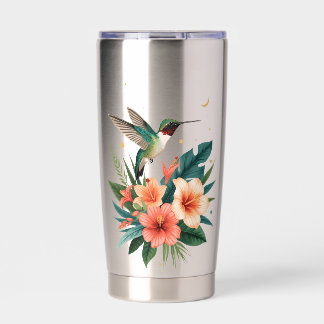Hummingbird Bloom Tropical Tumbler