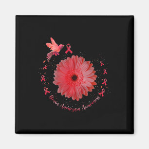 Hummingbird Burgundy Sunflower Brain Aneurysm Awar Magnet