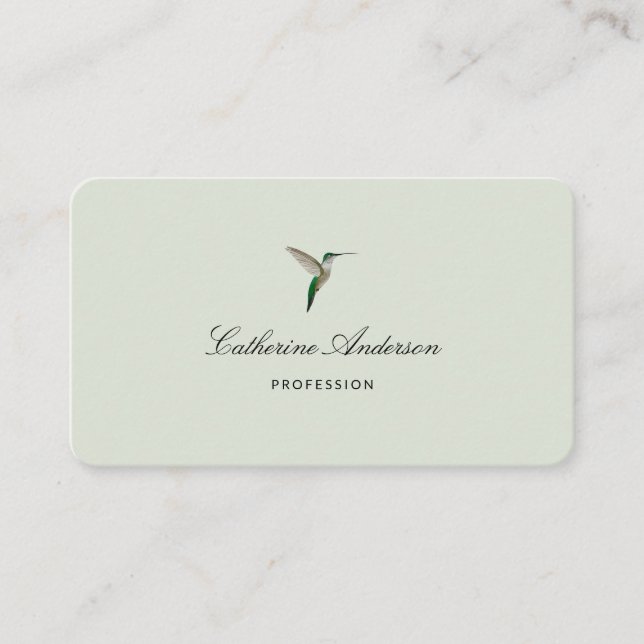 Hummingbird Business Card (Front)