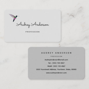 Hummingbird Business Card