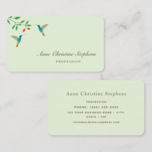 Hummingbird Business Card