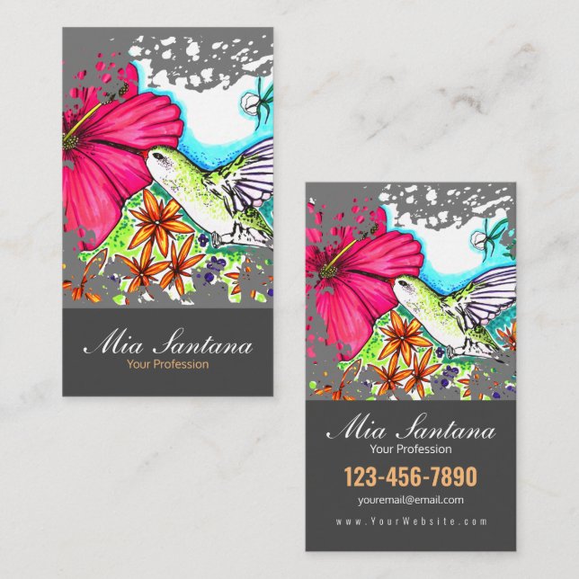 Hummingbird Business Card (Front/Back)