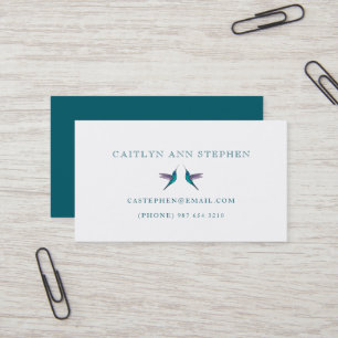 Hummingbird Business Card