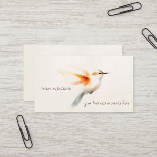 Hummingbird Business Cards Personalised