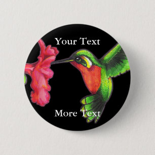 Hummingbird Button
