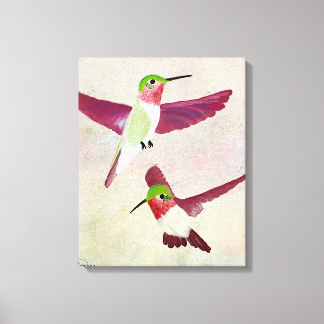 Hummingbird Canvas Art (Front)