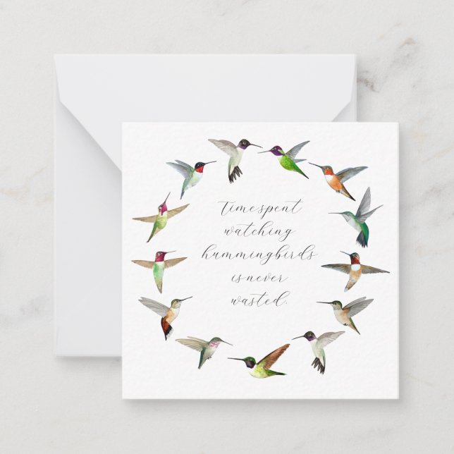 Hummingbird  card (Front)