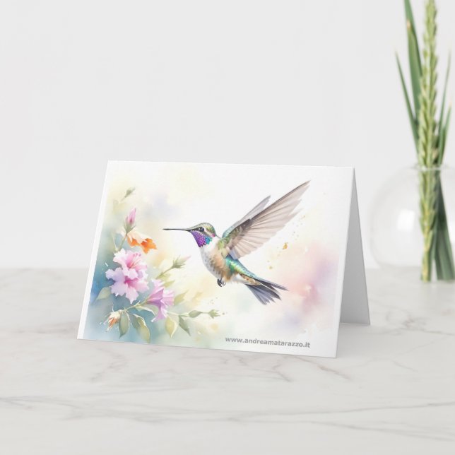 Hummingbird Card (Front)