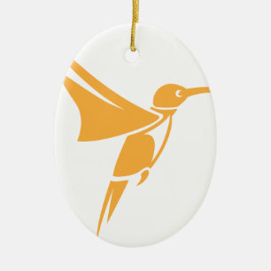 Hummingbird Ceramic Tree Decoration