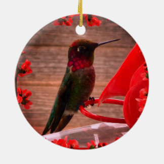 Hummingbird Ceramic Tree Decoration