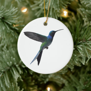 Hummingbird Ceramic Tree Decoration