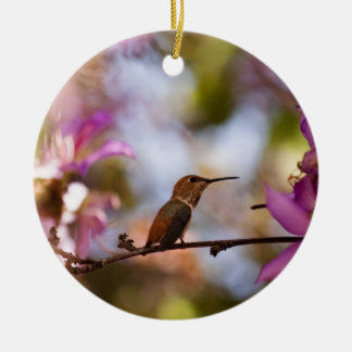 Hummingbird Ceramic Tree Decoration