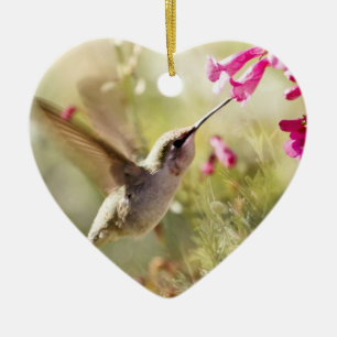 Hummingbird Ceramic Tree Decoration