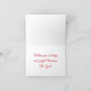 Hummingbird Christmas Card