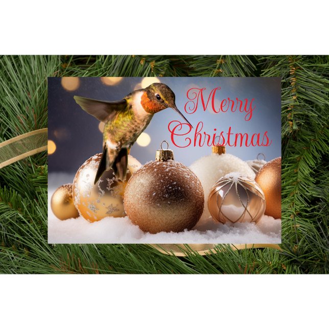 Hummingbird Christmas Card (Creator Uploaded)