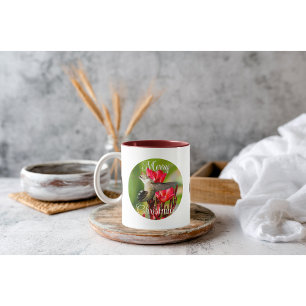 Hummingbird Christmas Coffee Cup