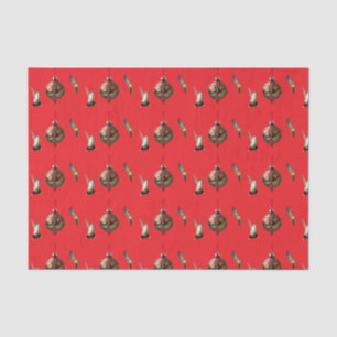 Hummingbird Christmas Gift Bag Tissue Paper