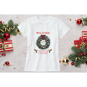 Hummingbird Christmas Shirt-Love One Another T-Shirt