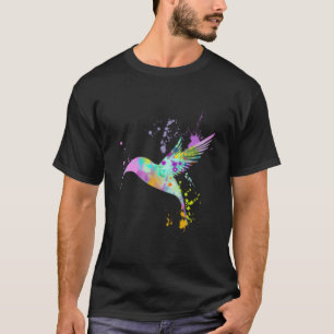 Hummingbird Colourful Bird Wildlife Nature T-Shirt