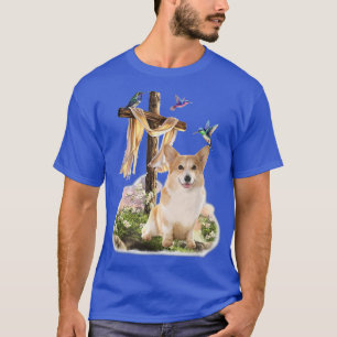Hummingbird Corgi T-Shirt