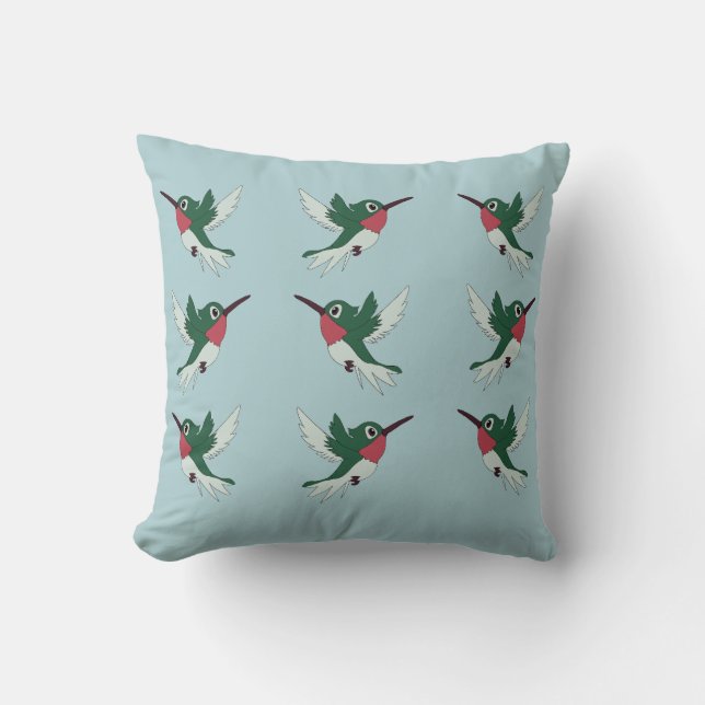 Hummingbird Cushion (Front)
