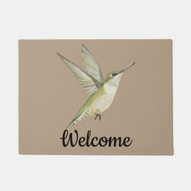 Hummingbird Doormat (Front)
