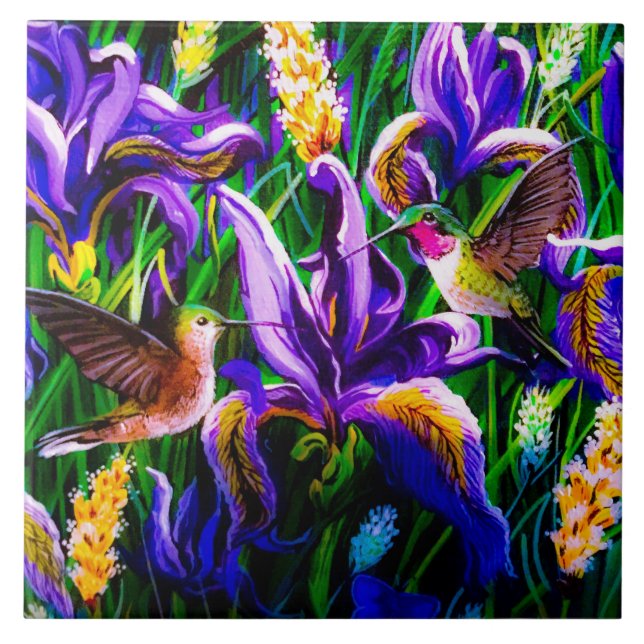 Hummingbird Dreams Tile (Front)