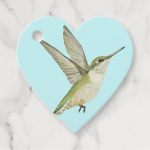 Hummingbird Favour Tags