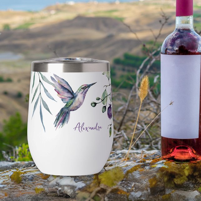 Hummingbird Floral Custom Text (Creator Uploaded)