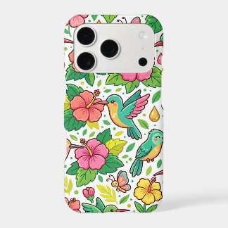 Hummingbird Floral iPhone 17 Cases