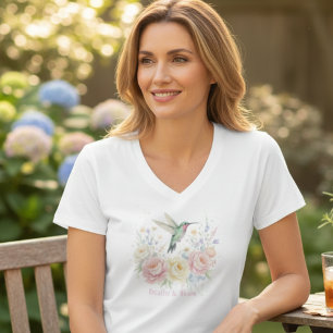 Hummingbird Floral – Mother's Day Gift for her T-Shirt
