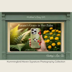 Hummingbird   Floral Phone Case Mother's Day
