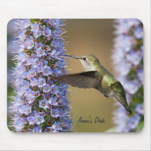 Hummingbird Flower Custom Mousepad