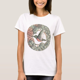 Hummingbird & Flowers T-Shirt