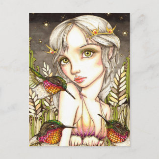 Hummingbird Flutter Postcard