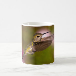 Hummingbird Flying Female Anna's Hummingbird Mug