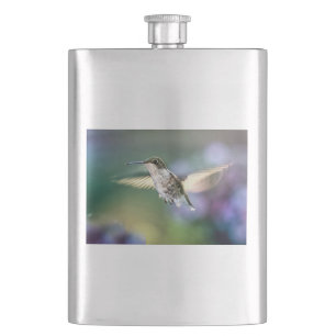 Hummingbird Flying Hip Flask