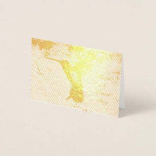 Hummingbird Foil Card