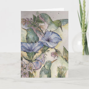 Hummingbird Friendship Card