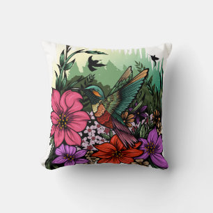 Hummingbird Garden Cushion