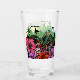 Hummingbird Garden Glass