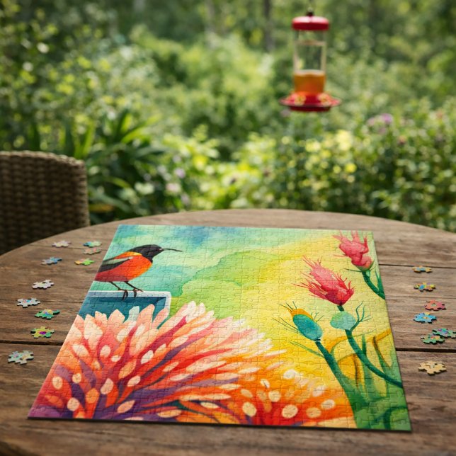 Hummingbird Garden  Jigsaw Puzzle (Creator Uploaded)