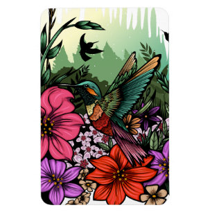 Hummingbird Garden Magnet